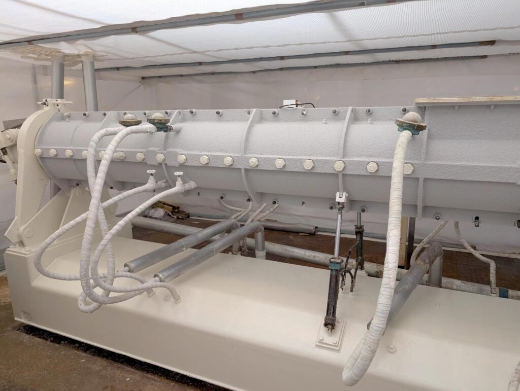 Mechanically prepared Buss mixer to BS EN ISO 8501-1 ST3 standard